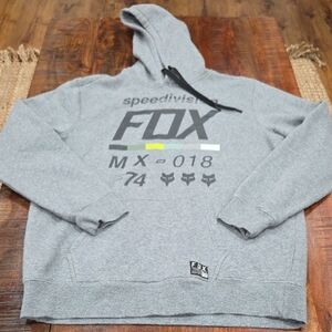 FOX Gray Hoodie for Men Size Large
